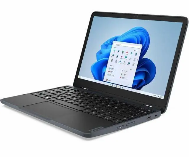 Alt view image 13 of 14 - Lenovo 300w Gen 5 83LF0005US 11.6" Touchscreen Notebook - Intel N-Series N150 - 8 GB - 128 GB SSD - Windows 11 Pro - Webcam - IEEE 802.11ax Wireless LAN Standard