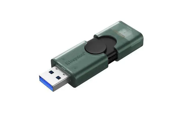 Alt view image 12 of 15 - Kingston DataTraveler Duo 128GB USB 3.2 (Type A + Type C) Gen 1 On-The-Go Flash Drive - 128 GB - USB 3.2 (Gen 1) Type A, USB 3.2 (Gen 1) Type C