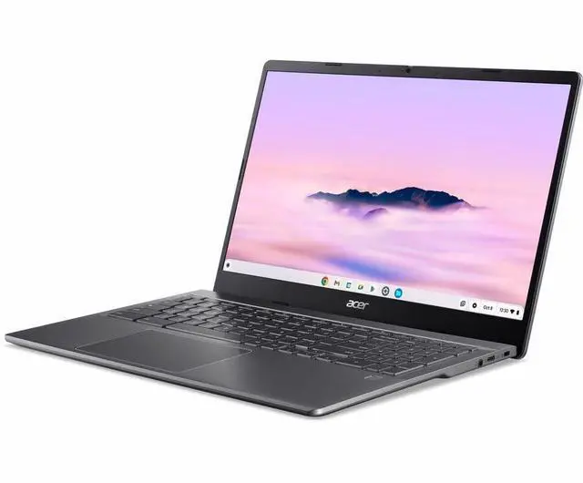 Alt view image 2 of 15 - Acer Chromebook Plus 515 CBE595-2T-58CT 15.6" Touchscreen Chromebook - Intel Core 5 120U (1.40 GHz) - 16 GB - 256 GB SSD - ChromeOS - Webcam - Wi-Fi 6E - Iron NX.JHVAA.002