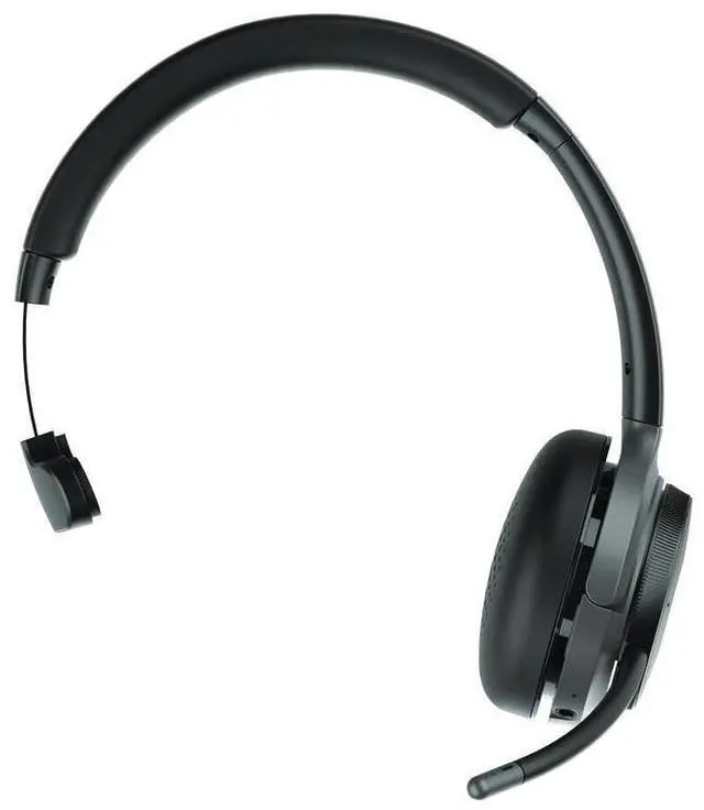 Alt view image 9 of 15 - Morpheus 360 Advantage Wireless Mono Headset with Detachable Boom Microphone - Bluetooth Headphones - UC Compatible - 20 Hour Playtime - USB A Connector - USB Type-C Adapter - HS6200MBT