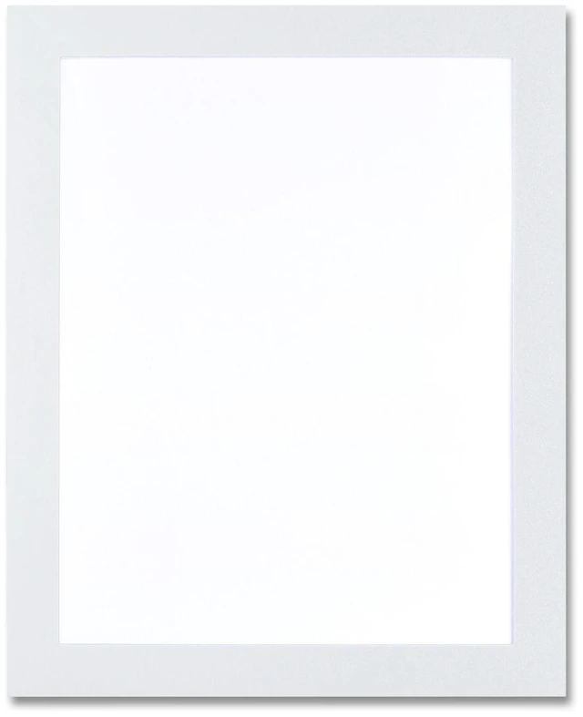 Main image of Self Adhesive Sign Holders 8.5 x 11 Insert Clear with White Border 2/Pack 68776W