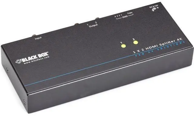 Main image of Black Box 1X2 4K HDMI Splitter VSP-HDMI1X2-4K