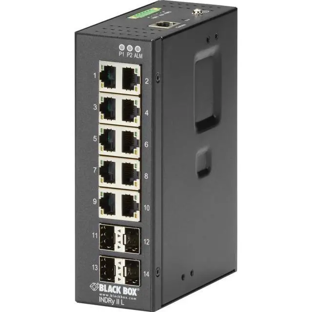 Alt view image 4 of 15 - BLACK BOX LIG1014A GIGABIT ETHERNET (1000-MBPS) EXTREME TEMPERATURE MANAGED SWITCH - (10) 10/100/10