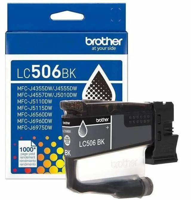 Main image of Brother Genuine LC506BK Standard Yield Black Ink Cartridge