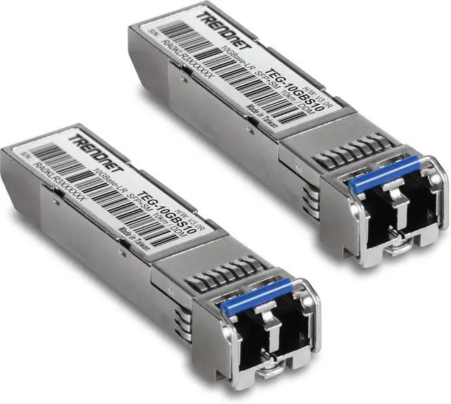 Alt view image 5 of 5 - TRENDnet 2-Pack SFP to RJ45 10GBASE-LR SFP+ Single Mode LC Modules TEG-10GBS10/2 Up to 10 km 6.2 Miles Hot Pluggable SFP Transceivers Duplex LC Connector 1310nmLifetime Protection