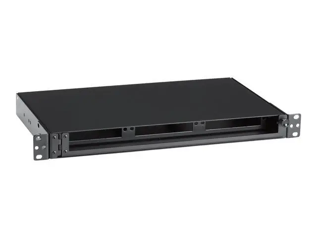 Alt view image 19 of 19 - Black Box Rackmount Fiber Shelf, 1U, 3-Adapter Panel