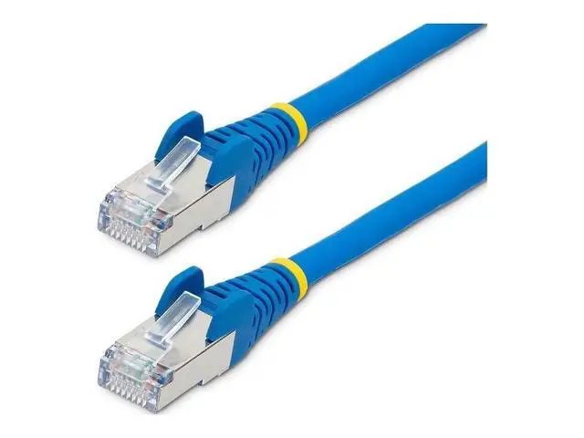 Alt view image 6 of 7 - StarTech 2ft CAT6a Snagless S/FTP Ethernet Cable Blue NLBL2FCAT6APATCH
