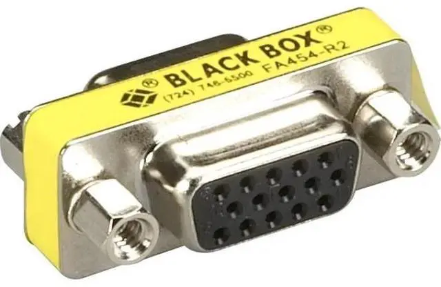 Alt view image 14 of 14 - Black Box HD15 Gender Changer