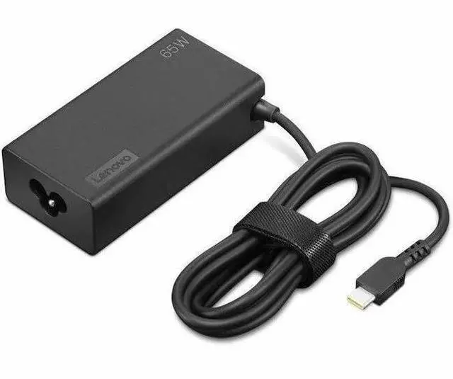 Alt view image 11 of 12 - Lenovo 65W Standard USB-C AC Adapter Gen 2 - 65 W - 3.28 ft Cable - 120 V AC, 230 V AC Input - Black Box