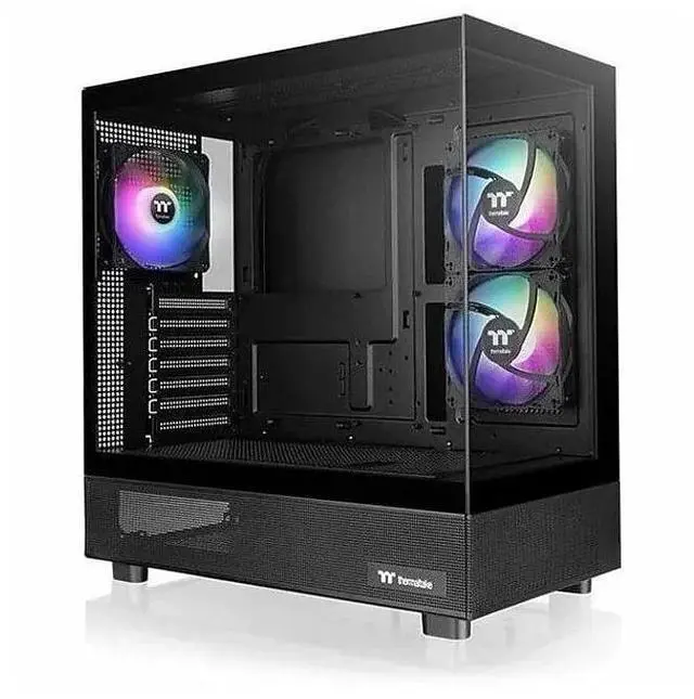 Alt view image 20 of 20 - Thermaltake View 270 Plus TG ARGB ATX Mid-Tower Gaming Computer Case Black (CA-1Y7-00M1WN-01)