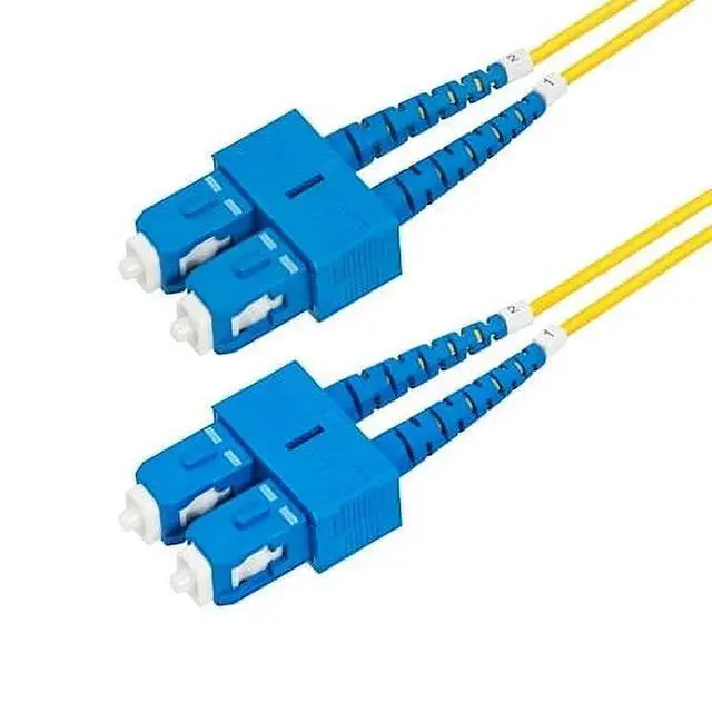 Alt view image 6 of 7 - StarTech 5m 16.4ft SC to SC UPC OS2 Single Mode Duplex Fiber Optic Cable 9/125 40G/100G Low Insertion Loss LSZH Jumper Cord