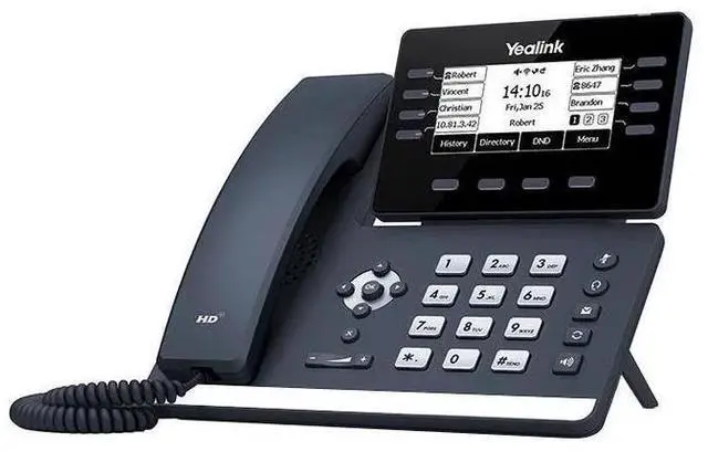 Alt view image 12 of 13 - Yealink SIP-T53 IP Phone Corded Wall Mountable Desktop Classic Gray 1301086