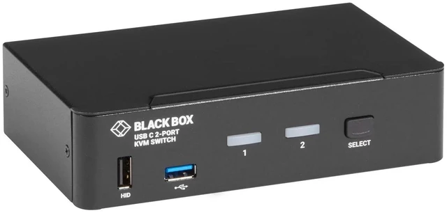 Alt view image 2 of 3 - Black Box USB-C 4K KVM Switch 2-Port