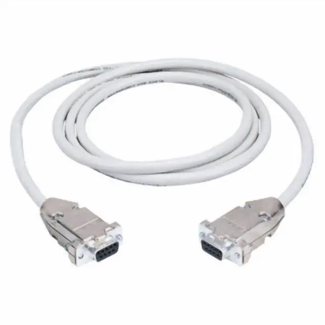 Alt view image 10 of 10 - Black Box EYN257T-0006-FF RS232 Shielded Null Modem Cable - Metal Hood, DB9 Female/Female, Gray, 6 ft.