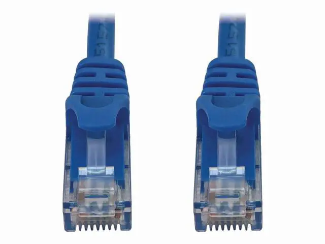 Alt view image 10 of 11 - Tripp Lite Cat6a 10G Snagless Molded UTP Ethernet Cable (RJ45 M/M), PoE, Blue, 10 ft. (3.1 m) - 10 ft Category 6a Network Cable for Network Device, Switch, Patch Panel, Server, Router, Hub, Printer, C
