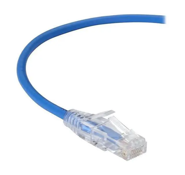 Alt view image 9 of 9 - BLACK BOX C6APC28-BL-02 SLIM-NET CAT6A 28-AWG 500-MHZ STRANDED ETHERNET PATCH CABLE - UNSHIELDED, PVC, S