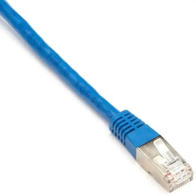 Alt view image 7 of 8 - Black Box CAT6 250-MHz Shielded, Stranded Cable SSTP (PIMF), PVC, Blue, 7-ft. (2.1-m)
