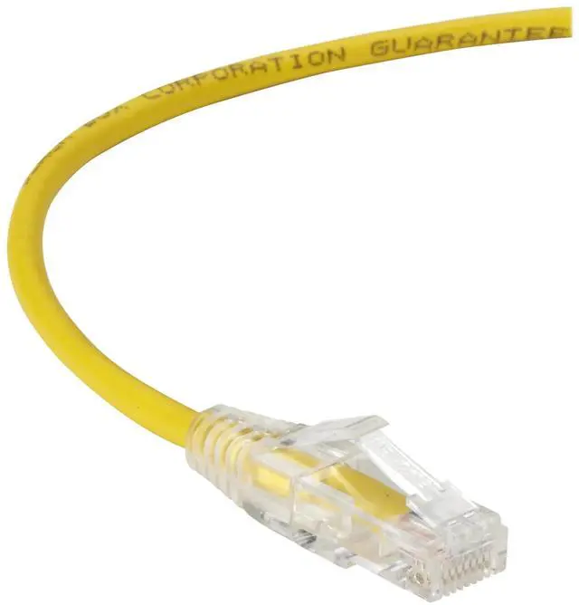 Alt view image 14 of 15 - BLACK BOX C6PC28-YL-05 CAT6 250MHZ STR UTP PVC SNG YL 5FT