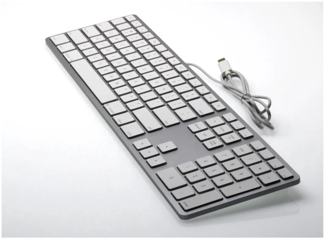 Alt view image 7 of 7 - Matias Matias USB-C Keyboard For Mac Silver