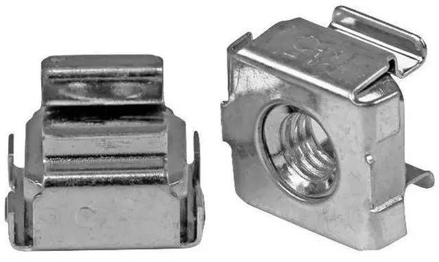 Alt view image 6 of 7 - 100 Pkg M5 Cage Nuts