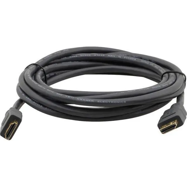 Alt view image 2 of 3 - Kramer 10ft Flexible HDMI To HDMI M/M Ethernet Cable- Black