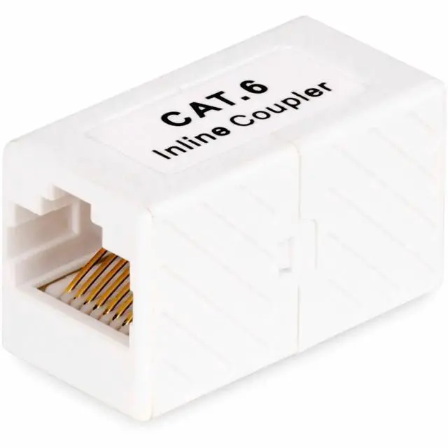 Alt view image 7 of 7 - StarTech RJ45 Coupler Inline Cat6 Coupler Female to Female F/F T568 Connector Unshielded Ethernet Cable Extension