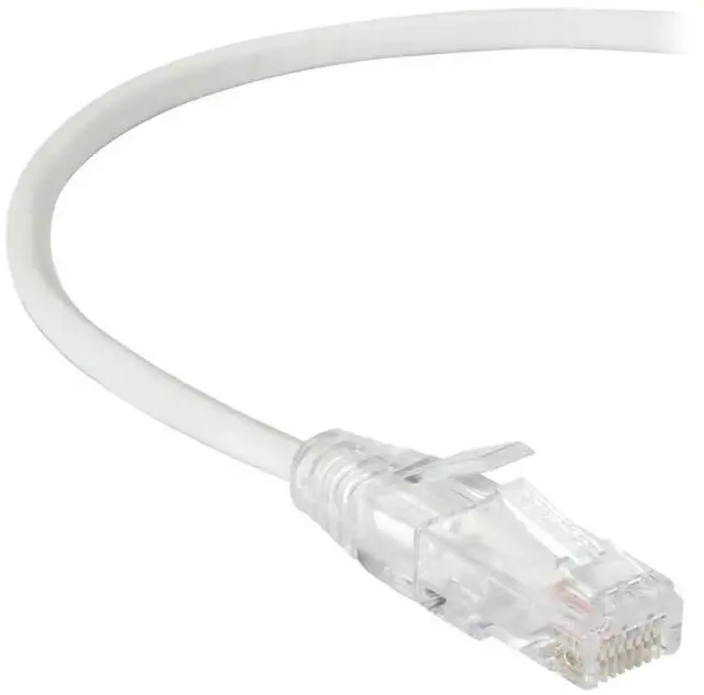 Alt view image 6 of 6 - Black Box Slim-net Cat6 250-mhz 28-awg Stranded Ethernet Patch Cable - Unshielded Pvc Sn