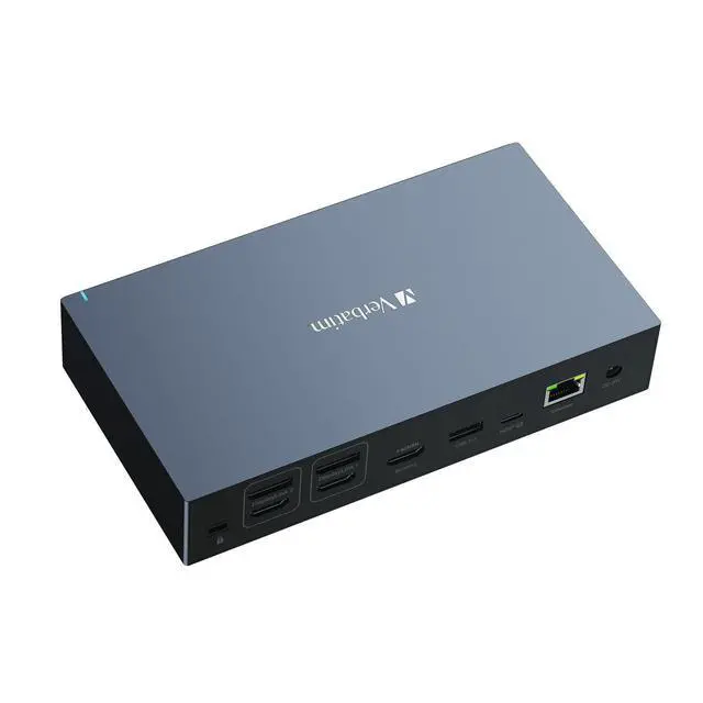 Alt view image 8 of 11 - Verbatim 17-Port USB-C Professional Docking Station 32172