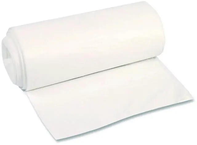 Main image of High-Density Can Liners 45 gal 22 mic 40 x 48 Natural Perforated Roll 150/Carton Z8048WNKR01