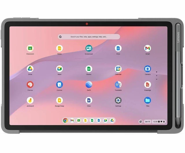 Alt view image 12 of 16 - Lenovo Chromebook Duet EDU G2 83HJ0002UB Chromebook Tablet - 10.9" WUXGA - MediaTek Kompanio 838 Octa-core - 4 GB - 64 GB Storage - ChromeOS - Luna Gray - Cortex A78 Dual-core (2 Core) 2.60 GHz +