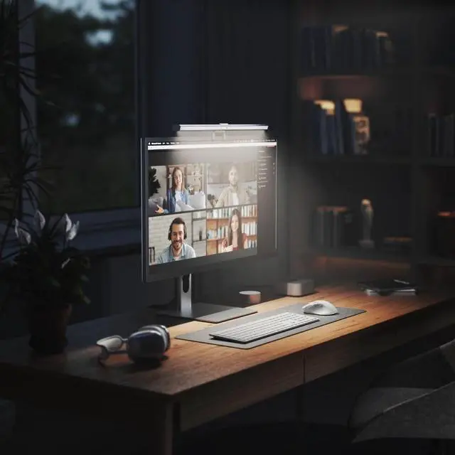 Alt view image 4 of 7 - ALOGIC ILLUMINATE LIGHT BAR WITH 4K AUTOFOCUS CAMERA (SPACE GREY)