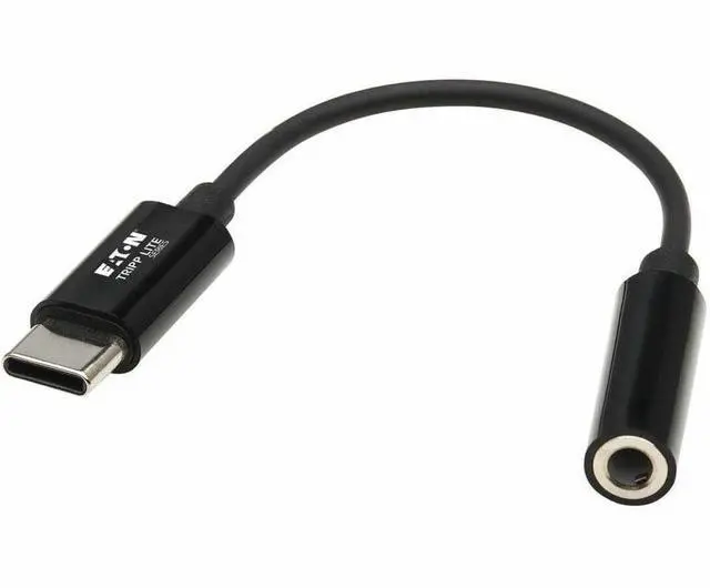 Main image of Eaton Tripp Lite Series USB-C to 3.5 mm Headphone Jack Adapter