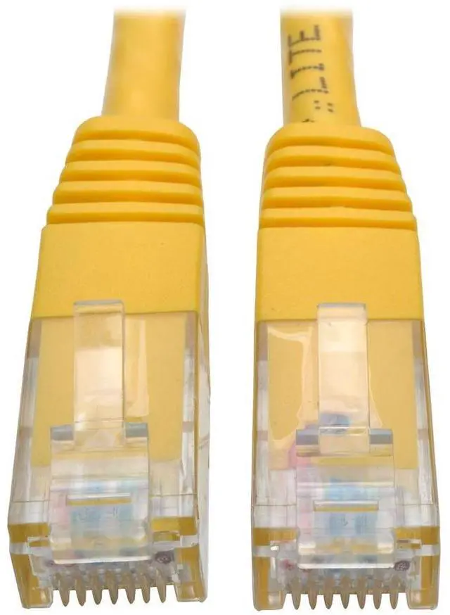 Main image of Tripp Lite 3ft Cat6 Gigabit Molded Patch Cable (RJ45 M/M), Yellow