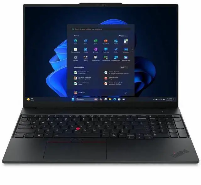 Alt view image 16 of 20 - Lenovo ThinkPad E16 Gen 3 21SR0033US 16" Notebook - Intel Core Ultra 7 255H - 16 GB - 512 GB SSD - Windows 11 Pro - Intel Arc 140T GPU - Webcam - IEEE 802.11ax Wireless LAN Standard