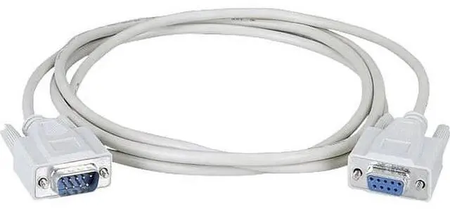 Alt view image 12 of 12 - Black Box BC00230 RS-232 Serial Cable - Shielded, PVC, Molded, DB9 Male/Female with Thumbscrews, 10 ft.