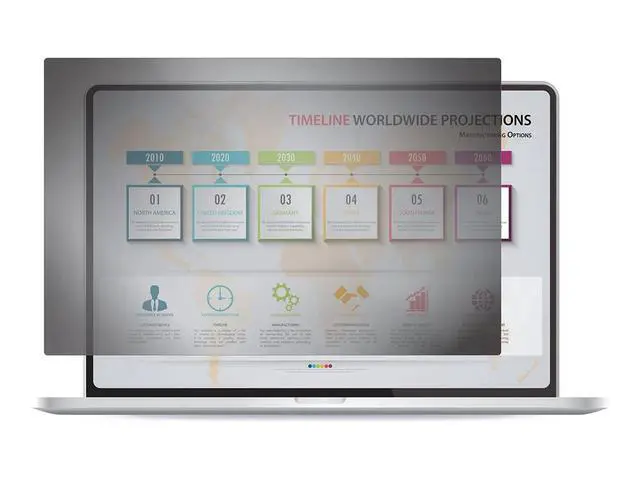 Alt view image 13 of 13 - Rocstor Privacyview™ Premium Privacy Filter For 12.5" Edge-To-Edge Widescreen Laptop - For 12