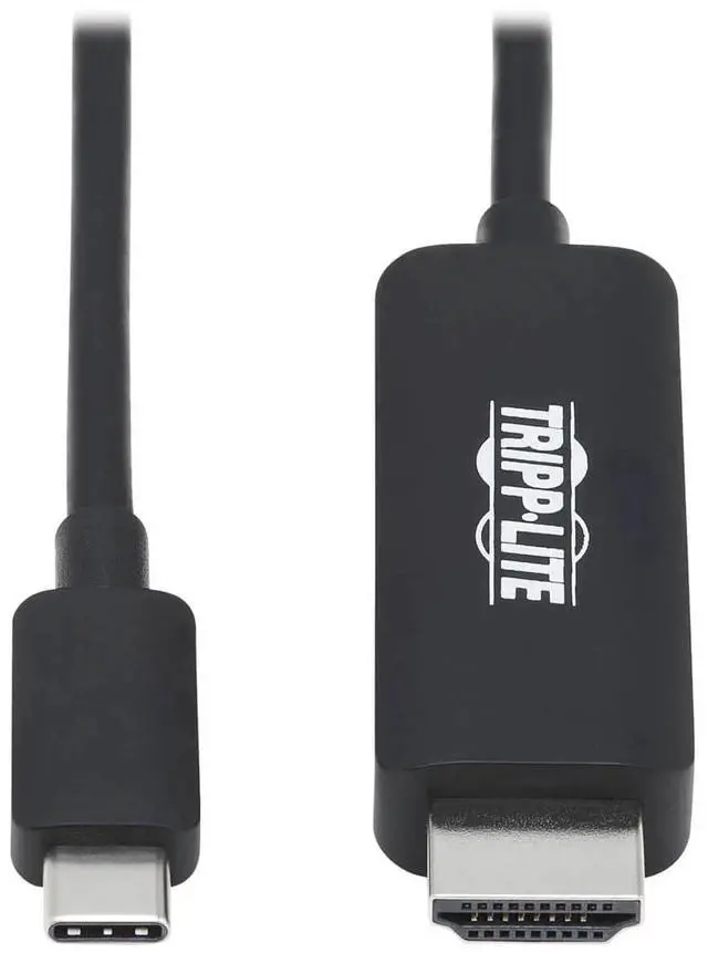 Alt view image 6 of 6 - Tripp Lite U444-006-HBE USB-C to HDMI Adapter Cable M/M Black 6 ft. U444006HBE