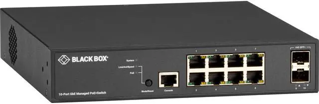 Alt view image 5 of 5 - Black Box LPB3000 Ethernet Switch LPB3010A