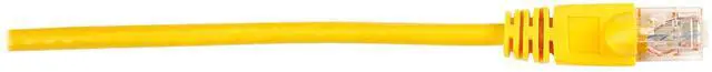 Alt view image 11 of 11 - Black Box CAT6PC-015-YL CAT6 250-MHz Stranded Ethernet Patch Cable - Unshielded, PVC, Snagless Boot, Yellow, 15 ft.