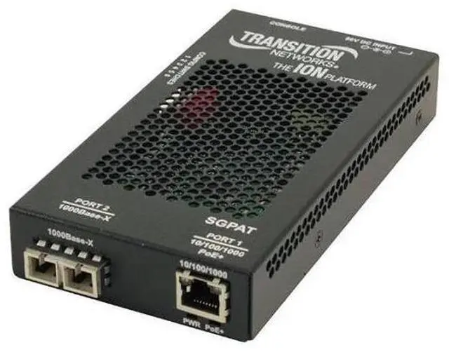 Alt view image 9 of 9 - Transition Networks SGPAT1013-105 Transceiver/Media Converter