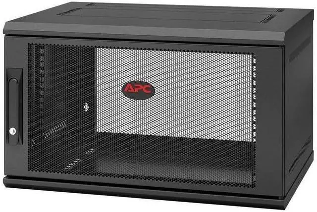 Alt view image 10 of 10 - APC by Schneider Electric NetShelter WX 6U Single Hinged Wall-mount Enclosure