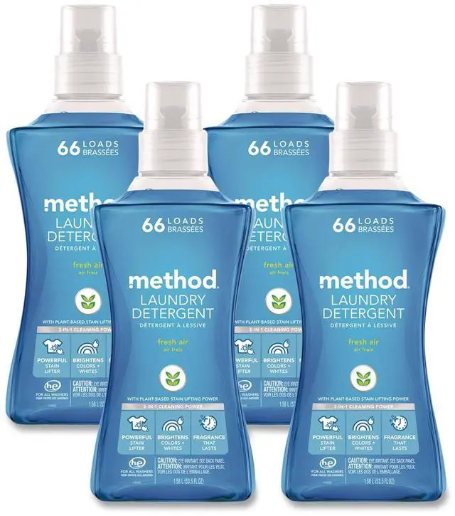 Main image of Laundry Detergent Fresh Air Scent 53.5 oz Bottle 4/Carton 318025