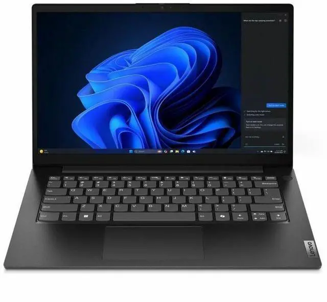 Alt view image 10 of 16 - Lenovo V14 G5 IRL 83HD000VUS 14" Notebook - Intel Core 3 100U (1.20 GHz) - 8 GB - 256 GB SSD - Windows 11 Pro - Webcam - IEEE 802.11ax Wireless LAN Standard