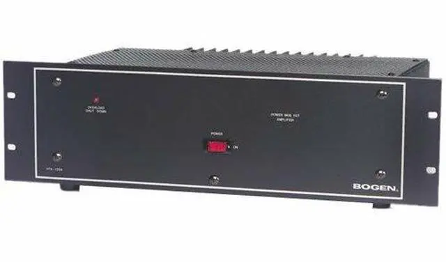 Alt view image 6 of 7 - Bogen HTA125A 125-WATT RACK MOUNTING AMPLIFIER