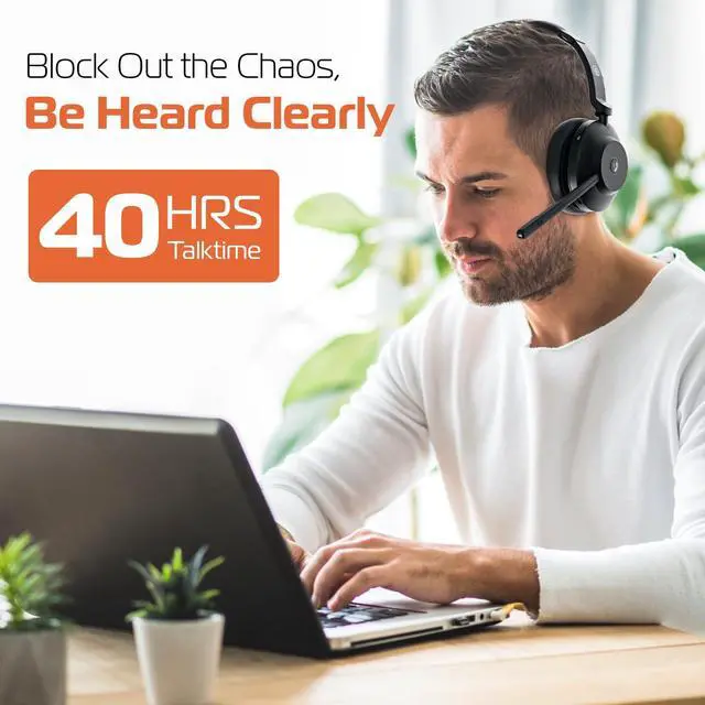 Alt view image 2 of 7 - Blues Combo Monaural Headset Over The Head Black BC1039