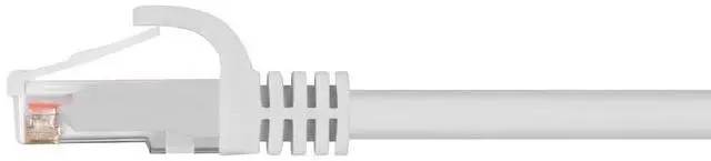 Alt view image 12 of 16 - Monoprice Cat6 Ethernet Patch Cable - 1 Feet - White | Network Internet Cord - RJ45, Stranded, 550Mhz, UTP, Pure Bare Copper Wire, 24AWG - Flexboot Series