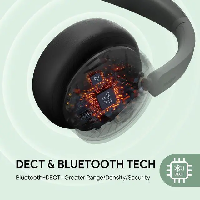 Alt view image 5 of 5 - Yealink WH64 Headset 1208697