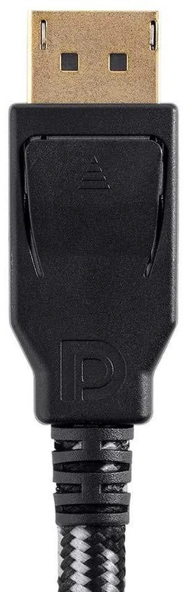 Alt view image 16 of 18 - Monoprice Braided DisplayPort 1.4 Cable - 10 Feet - Gray, 8K Capable For Graphic Design, TV Walls and PC Gaming