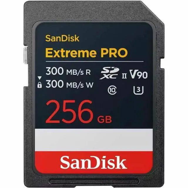 Alt view image 17 of 20 - SanDisk Extreme PRO 256GB SDXC UHS-II Card - Up to 300MB/s Read and 300MB/s Write speeds - V90, 8K - SDSDXDM-256G-GN4IN