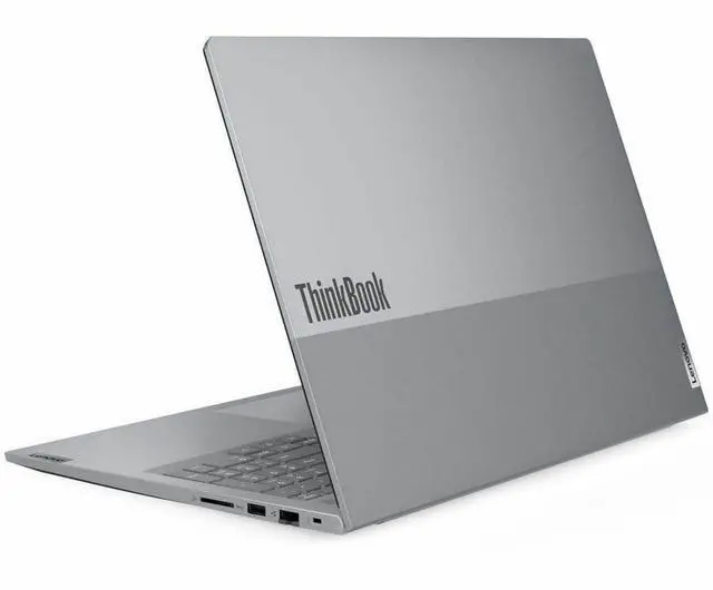 Alt view image 12 of 15 - Lenovo ThinkBook 16 G9 IRL 21US0002US 16" Touchscreen Notebook - Intel Core 5 210H (2.20 GHz) - 16 GB - 512 GB SSD - Windows 11 Pro - Webcam - Wi-Fi 6E - Arctic Gray